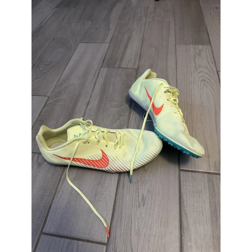 Nike Track Spikes Size 15 Men‎ Volt Zoom Rival Shoes Running Sprint AH1020-700